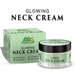 Glowing Neck Cream – Evens Skin Tone, Restore Radiance & Reduce Blemishes - ChiltanPure