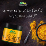 Haldi Milk Tea – Manage diabetes, manage irritable bowel syndrome, boosts immune function & reduces arthritis symptoms – 100% pure & organic 250gm - ChiltanPure