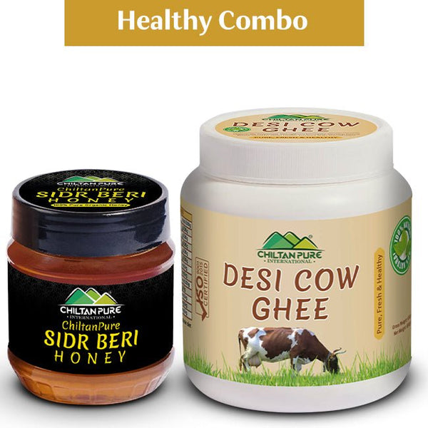 Healthy Combo of Pure Honey & Desi Cow Ghee – Strengthen Bones, Improv –  ChiltanPure