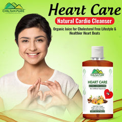 Heart Care Natural Cardio Cleanser - Lowers Blood Pressure, Reduces Cardiovascular Issues, Regulates Blood Sugar Levels & Improves Heart Health - ChiltanPure