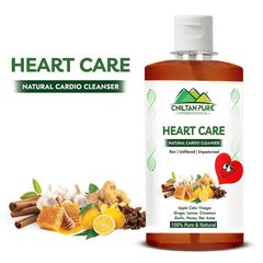 Heart Care Natural Cardio Cleanser - Lowers Blood Pressure, Reduces Cardiovascular Issues, Regulates Blood Sugar Levels & Improves Heart Health - ChiltanPure
