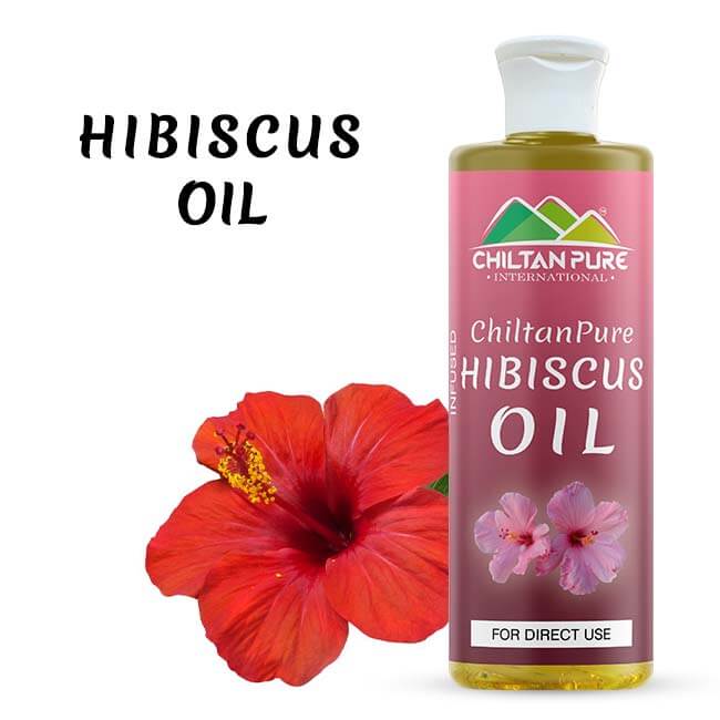 Hibiscus Oil – Natural Skin Cleanser, Tightens Skin Layer, Stimulates Hair Regrowth from Dormant Follicles & Bald Patches 200ml - ChiltanPure