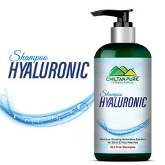 Hyaluronic Acid Shampoo - Moisture-Boosting Restorative Solution for Shiny & Frizz-Free Hair - Dermatologically Tested - ChiltanPure