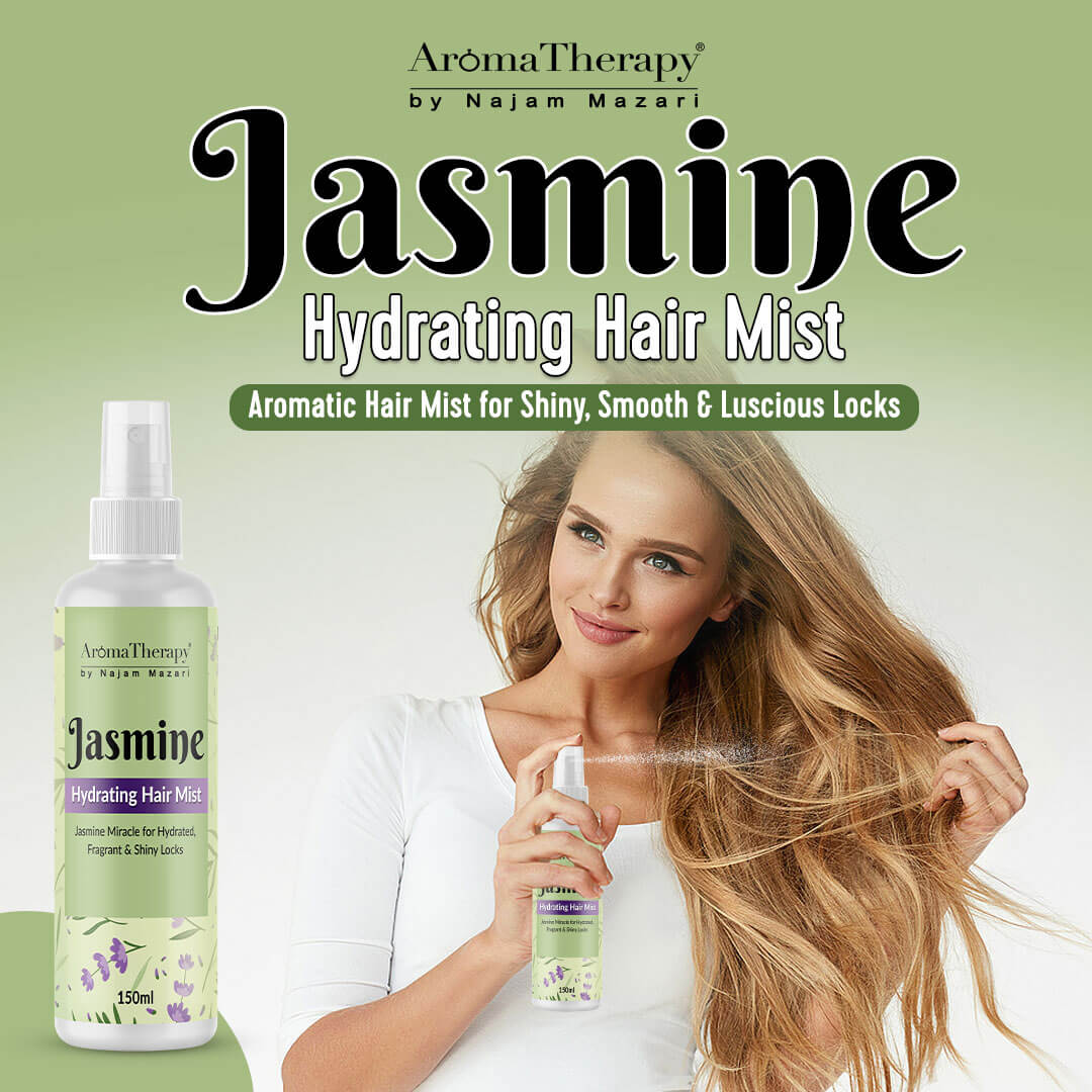 Jasmine Hydrating Hair Mist - Jasmine Miracle for Hydrated, Fragrant & Shiny Locks - 💯Organic - ChiltanPure
