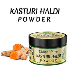Kasturi Haldi (Curcuma Aromatica)- Non-Edible, Lightens Acne, Anti-Aging, Fade Acne Scars & Enhances Skin’s Youthful Glow - ChiltanPure