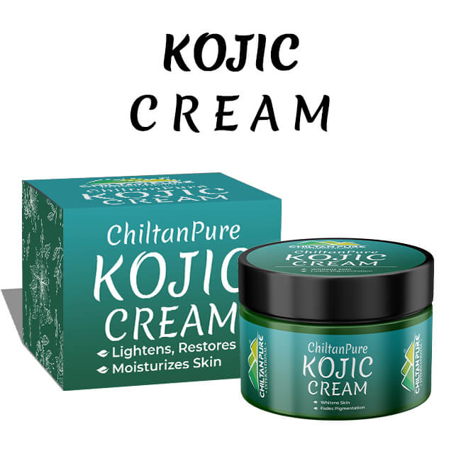 Kojic Cream – Affordable and quality body lotion cream, prevents hyperpigmentation, fades dark spots, treats melasma, minimizes discoloration – 100% pure organic 50ml - ChiltanPure