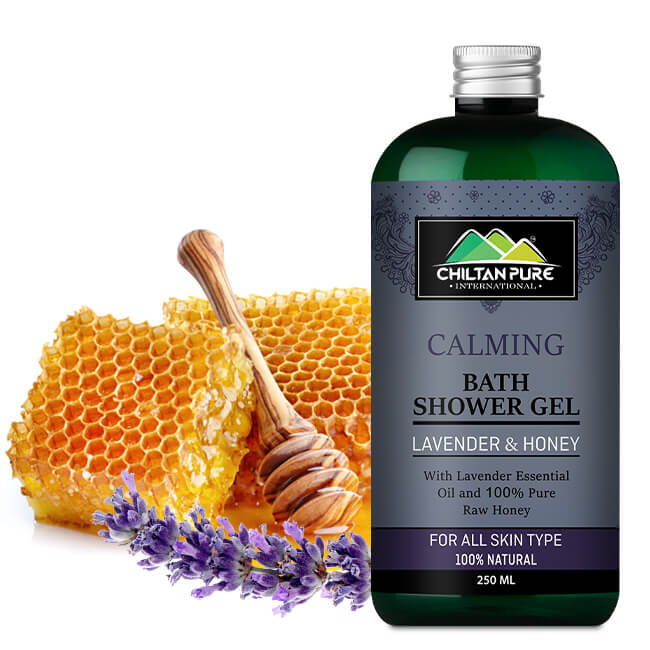 Lavender Honey Bath & Shower Gel – Cleans, Soothe & Purify - ChiltanPure