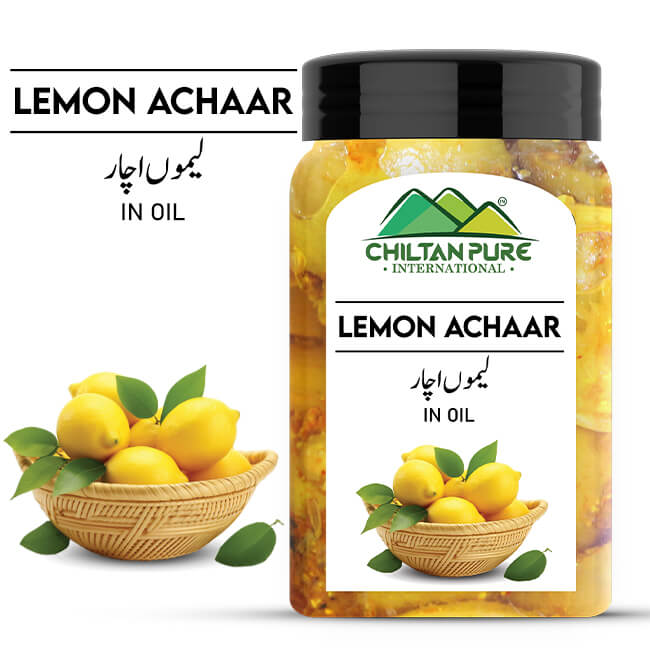 Lemon Achaar / Pickle - Spice Up Your Meal With Citrus Delight in Every Bite Made with Fresh Lemons - ChiltanPure