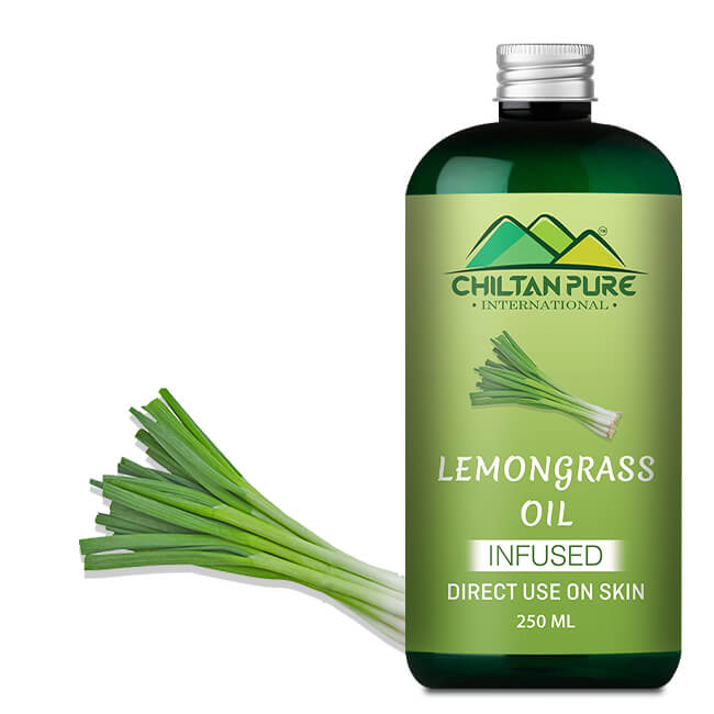 Lemongrass Oil - Contains purifying properties, perfect for skin care, removes impurities, only for skin &amp; body 100% pure organic [Infused] - ChiltanPure