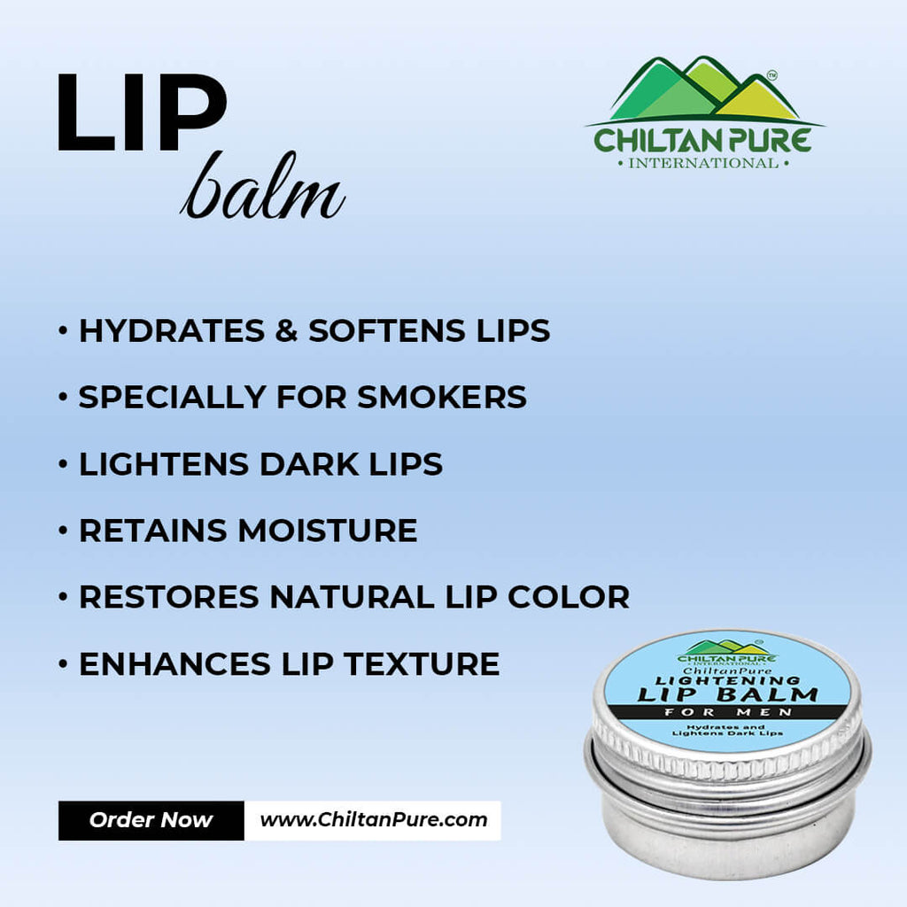 Buy Lip Balm For Men Online at Best Price in Pakistan ChiltanPure