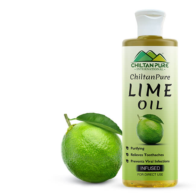 Lime Infused Oil - Promotes Blood Coagulation, Prevents Viral Infections &amp; Potentially Effective Disinfectant - ChiltanPure