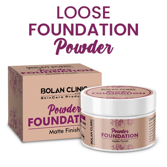 Loose Powder Foundation - Adds a Touch of Elegance to Your Makeup Look, Lightweight, Matte Finish, Velvety Softness & Flawless Canvas - ChiltanPure