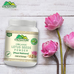 Lotus Seeds Powder - Immunity Booster &amp; Enriched with Nutrients (پھول مکھانہ) - ChiltanPure