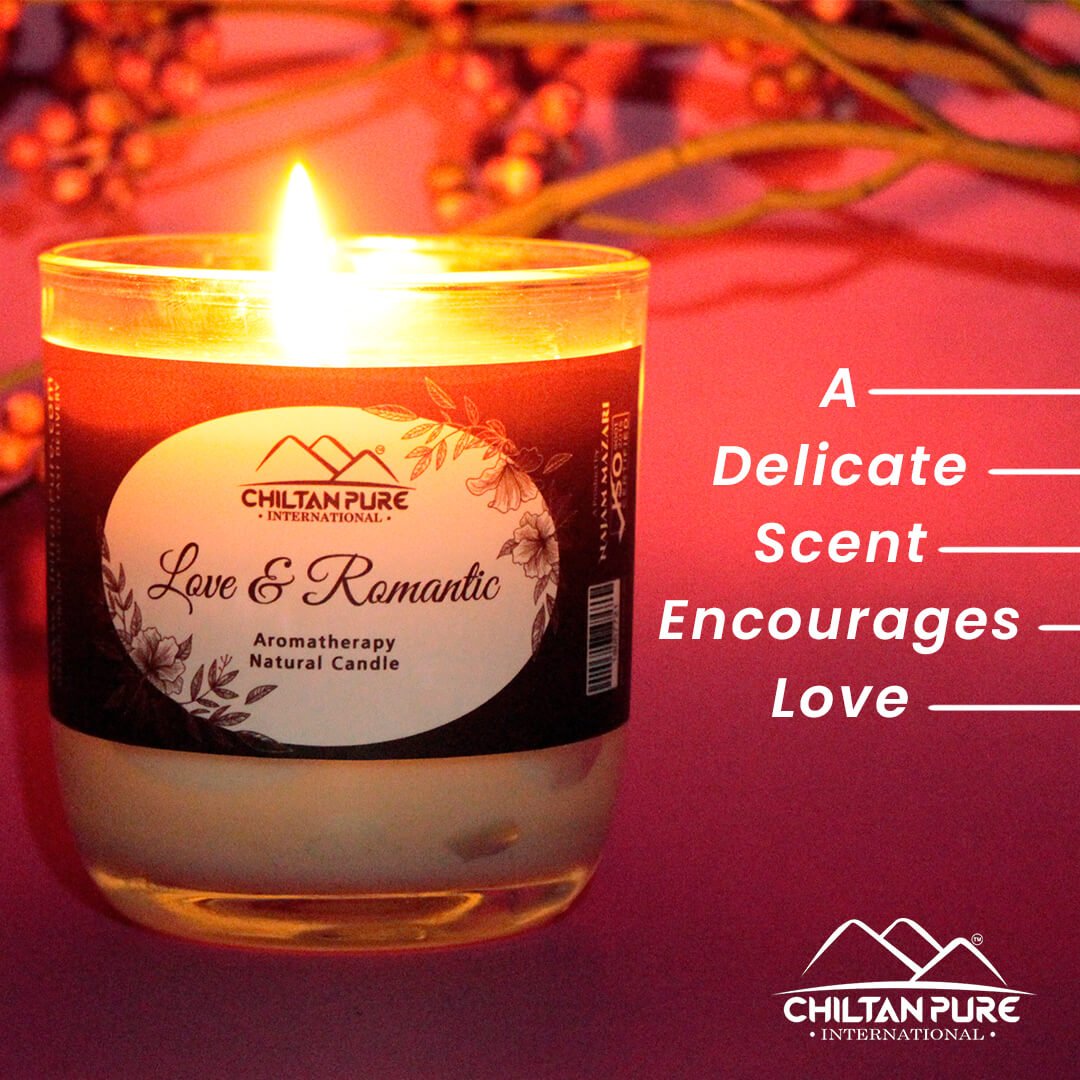Love &amp; Romantic Aromatherapy Candle - Light up Your Romantic Moments!! - ChiltanPure