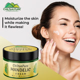 Mandelic Cream - Anti-Aging, Brightens Skin, Acts as Natural Exfoliant & Reduce Hyperpigmentation - ChiltanPure