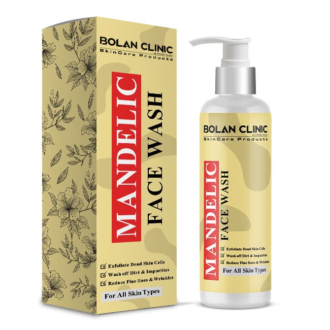 Mandelic Face Wash - Exfoliate Dead Skin Cells, Wash off Impurities, Reduces Fine Lines & Wrinkles, Giving a Wonderful Spotless Skin Every Day
