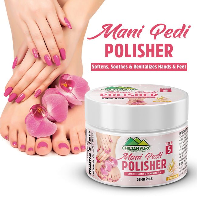 Mani-Pedi Polisher - Brightens Hand and Foot, Gives Instant Glow, and Repairs Damaged Skin! - ChiltanPure