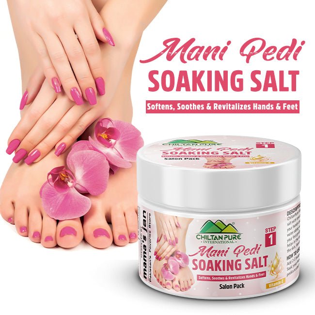 Mani-Pedi Soaking Salt - Softens, Soothes and Revitalizes Hand & Feet! - ChiltanPure