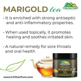 Marigold Tea - Relieve Menstrual Cramps, Supports Oral Health &amp; Improves Skin Health - ChiltanPure