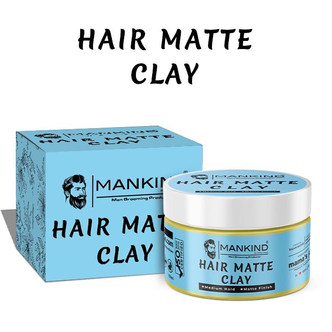 Matte Clay - Medium Hold, Matte Finish, Low Shine & Ideal for Desired Hair Styling! - ChiltanPure