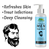 Men Face Wash – Anti – Impurities, Refreshes Skin, Remove Blackheads & Unclog Pores 150ml - ChiltanPure