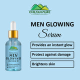 Men Glowing Serum – Brightens Complexion, Boosts Skin’s Elasticity, Provides an Irresistible Glow to Skin 30ml - ChiltanPure