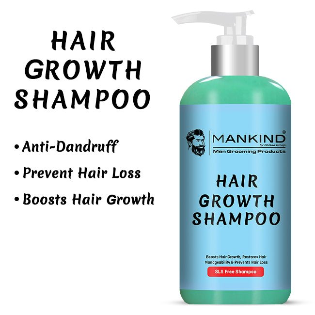 Men Hair Growth Shampoo – Boosts Hair Growth, Restores Hair Manageability, Prevents Hair Loss, Fix Oily & Greasy Hair - ChiltanPure