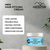 Men Hair Styling Cream – Provides Glossy Shine & Long-Lasting Hold 100ml - ChiltanPure