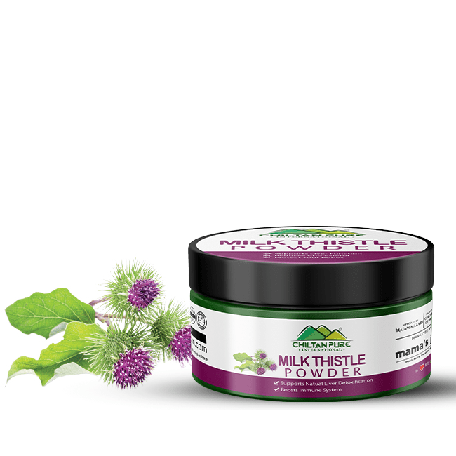 Milk Thistle Powder – Supports Natural Liver Detoxification, Boosts Milk Production & Immune System, Good for Bones - ChiltanPure