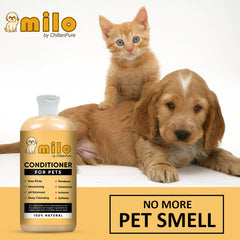 Milo Pet Conditioner – Nourishes Hair, Control Hair Fall, Prevent Itchiness, Gives Shiny Hair & Long – lasting Freshness 250ml - ChiltanPure