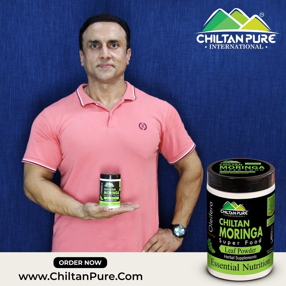 Moringa Powder SuperFood – Boost Metabolism [ کرشماتی پتوں سے 300 بیماریوں کا علاج - چلتن سہاجنا] - ChiltanPure
