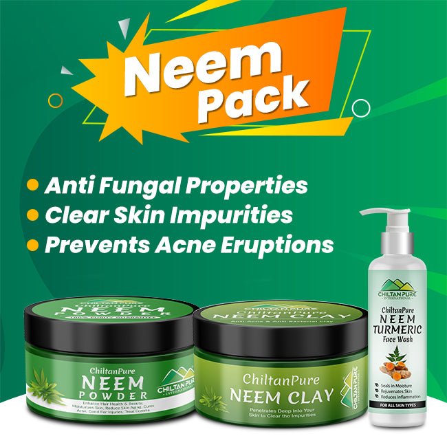 Neem Pack - Deep Cleanse Skin, Reduces Inflammation & Anti-Aging - ChiltanPure