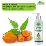 Neem & Turmeric Face Wash – Get Purifying Skin With Blend Of Pure Botanical Extracts - ChiltanPure