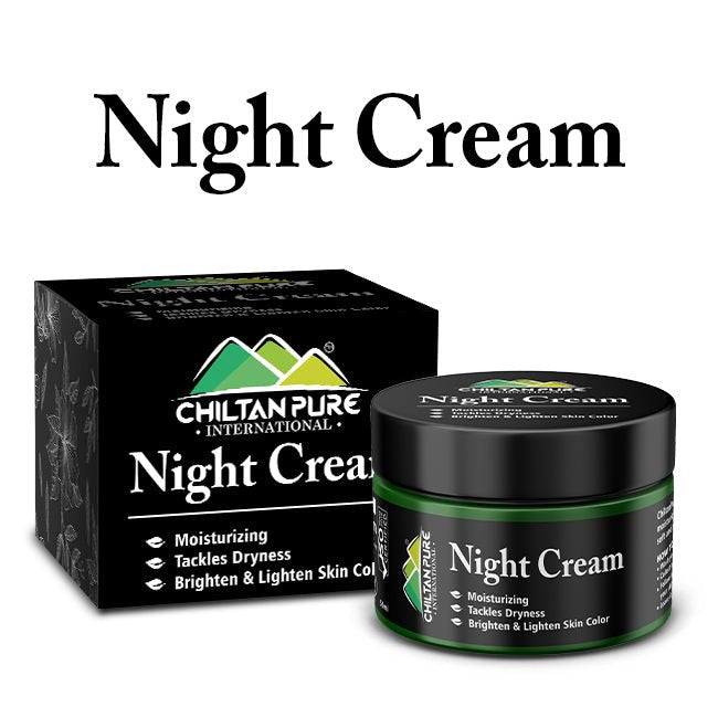 Night Cream 🌙 Boosts Collagen, get Glowing skin, Tackles dryness & Prevents Skin from Sagging 100% Natural & Safe,, 5️⃣ ⭐⭐⭐⭐⭐ RATING - ChiltanPure