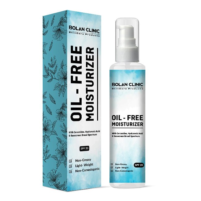 Oil Free Moisturizer with Ceramides, Hyaluronic Acid, and Broad Spectrum SPF 20 Sunscreen—Non-Greasy, Protects From UV Rays, Moisturises & Nourishes Skin! - ChiltanPure