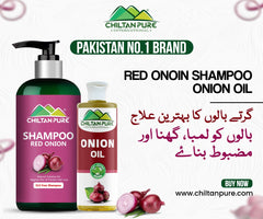 Onion Pack-Boosts Hair Growth, Nourishes Scalp, Lessen Hair Fall - ChiltanPure