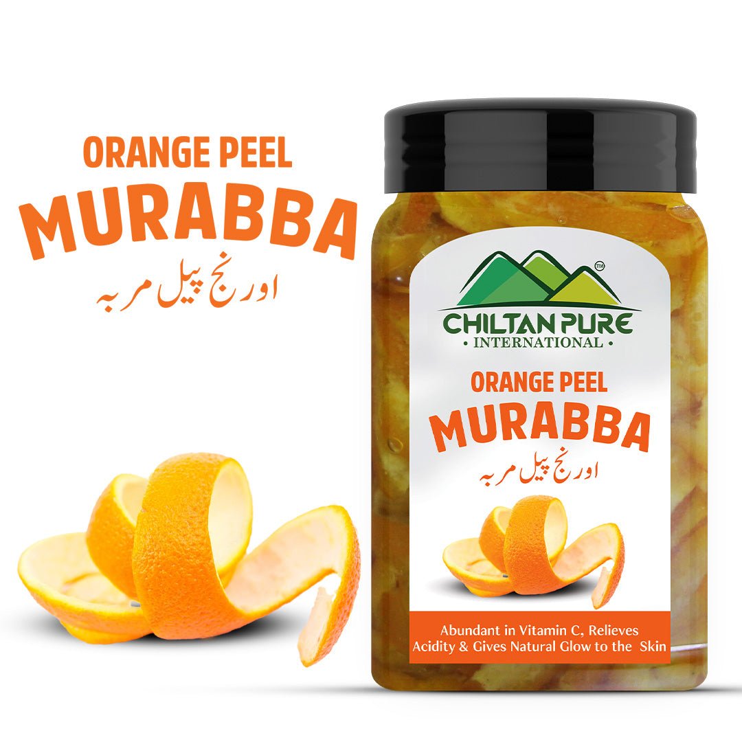 Orange Peel Murabba (ورنج پیل مربہ) - Abundant in Vitamin C, Relieves Acidity, Gives Natural Glow to the Skin - 💯 Organic & Pure - ChiltanPure