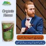 Organic Henna Hair &amp; Beard Dye - 100% Natural &amp; Chemical Free [مہندی] - ChiltanPure