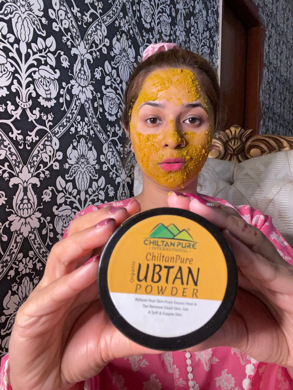 Organic Ubtan Powder - Best for Glowing &amp; Clear Skin [ابٹن] - ChiltanPure