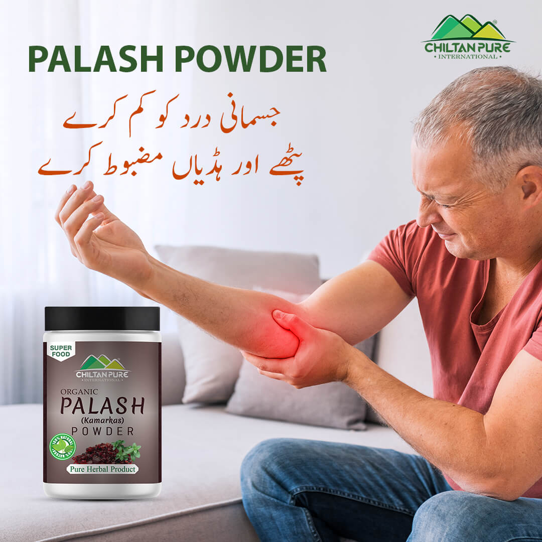 Palash Powder (Kamarkas) - Reduce Internal Body Pain [کمر کس] - ChiltanPure