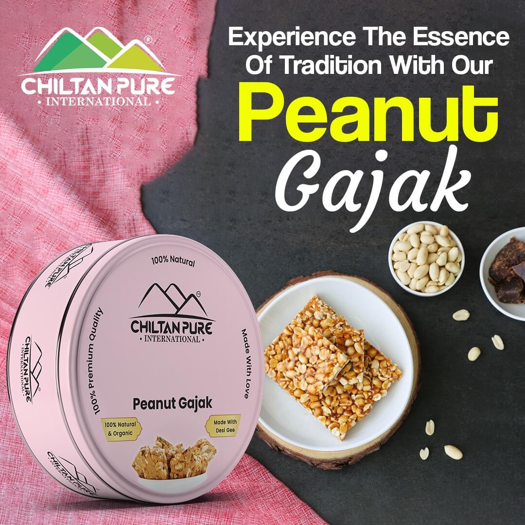 Peanut Gajak - Irresistible Crunch and Rich Sweetness in Every Bite - Experience the Essence of Tradition with Our Peanut Gajak! - ChiltanPure