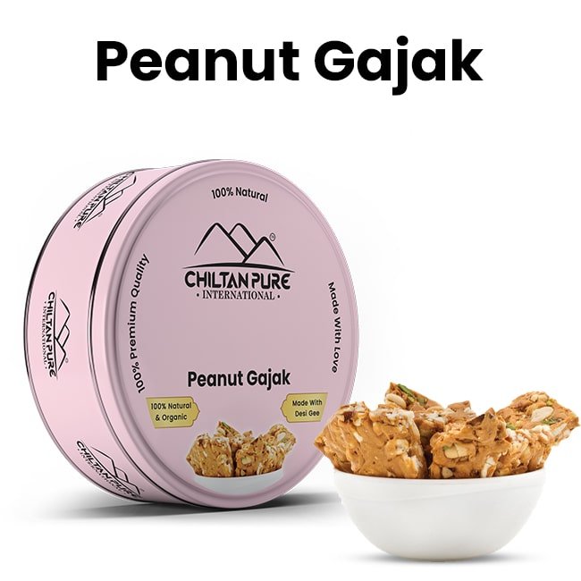 Peanut Gajak - Irresistible Crunch and Rich Sweetness in Every Bite - Experience the Essence of Tradition with Our Peanut Gajak! - ChiltanPure