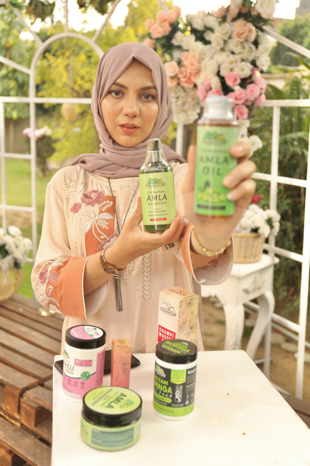 Pinkish Lips 👄 &amp; Cheek Tint - Organic Liquid stain for lips, Nourish Lips &amp; Hydrate lips all day - Most Favourite Tint in PAK 🇵🇰 - ChiltanPure