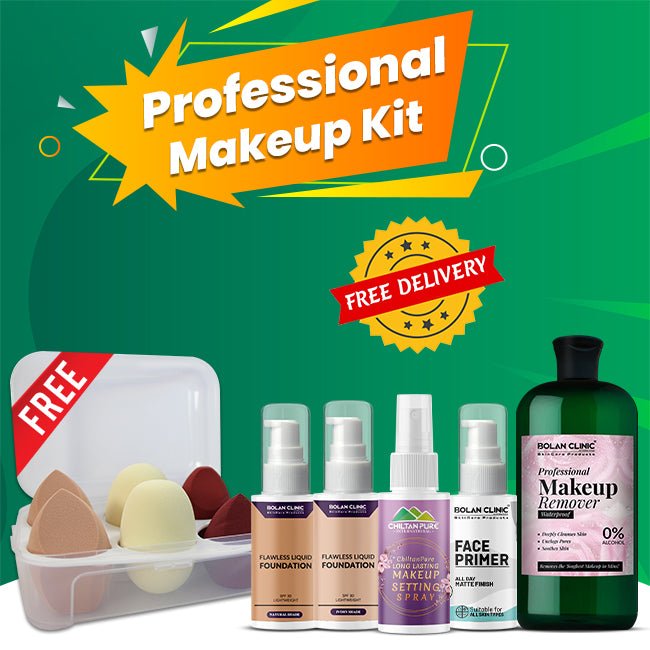 Professional Makeup Kit - Nourishing Makeup Essentials For Flawless Makeup Look & Beautiful Skin! - ChiltanPure