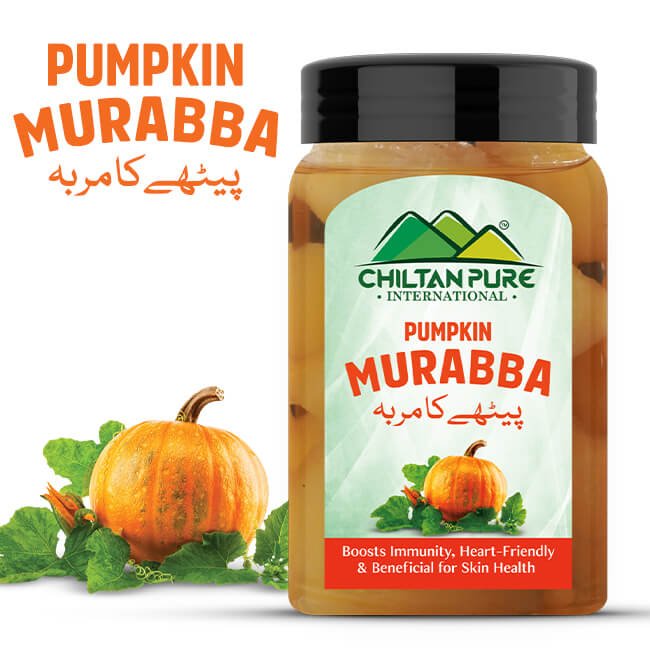 Pumpkin Murabba - Made with Ripe Pumpkins, Boosts Immunity, Heart-Friendly, Beneficial for Skin Health & Eyesight! - ChiltanPure