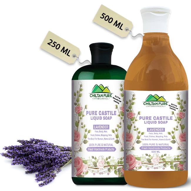 Pure Castile Liquid Soap [Lavender] - ChiltanPure