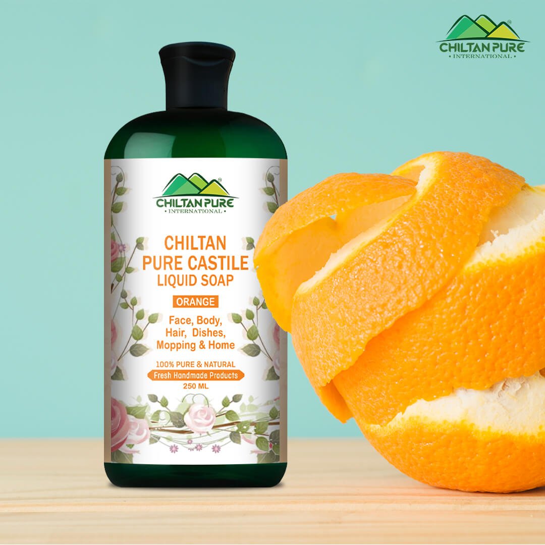Pure Castile Liquid Soap [Orange] - ChiltanPure