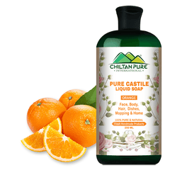 Pure Castile Liquid Soap [Orange] - ChiltanPure