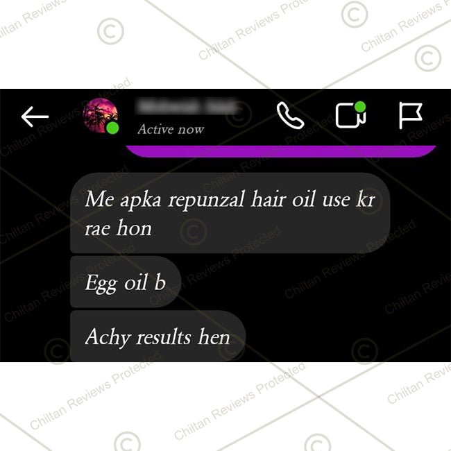 Rapunzel Hair Oil - Combinations of Different Herbal Oils, Prevents From Dandruff &amp; Hair Fall, Improves Hair Growth &amp; Promotes Shiny, Strong Hair,,♀️👩 Women's First Choice - ChiltanPure