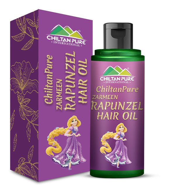 Rapunzel Hair Oil - Combinations of Different Herbal Oils, Prevents From Dandruff &amp; Hair Fall, Improves Hair Growth &amp; Promotes Shiny, Strong Hair,,♀️👩 Women's First Choice - ChiltanPure